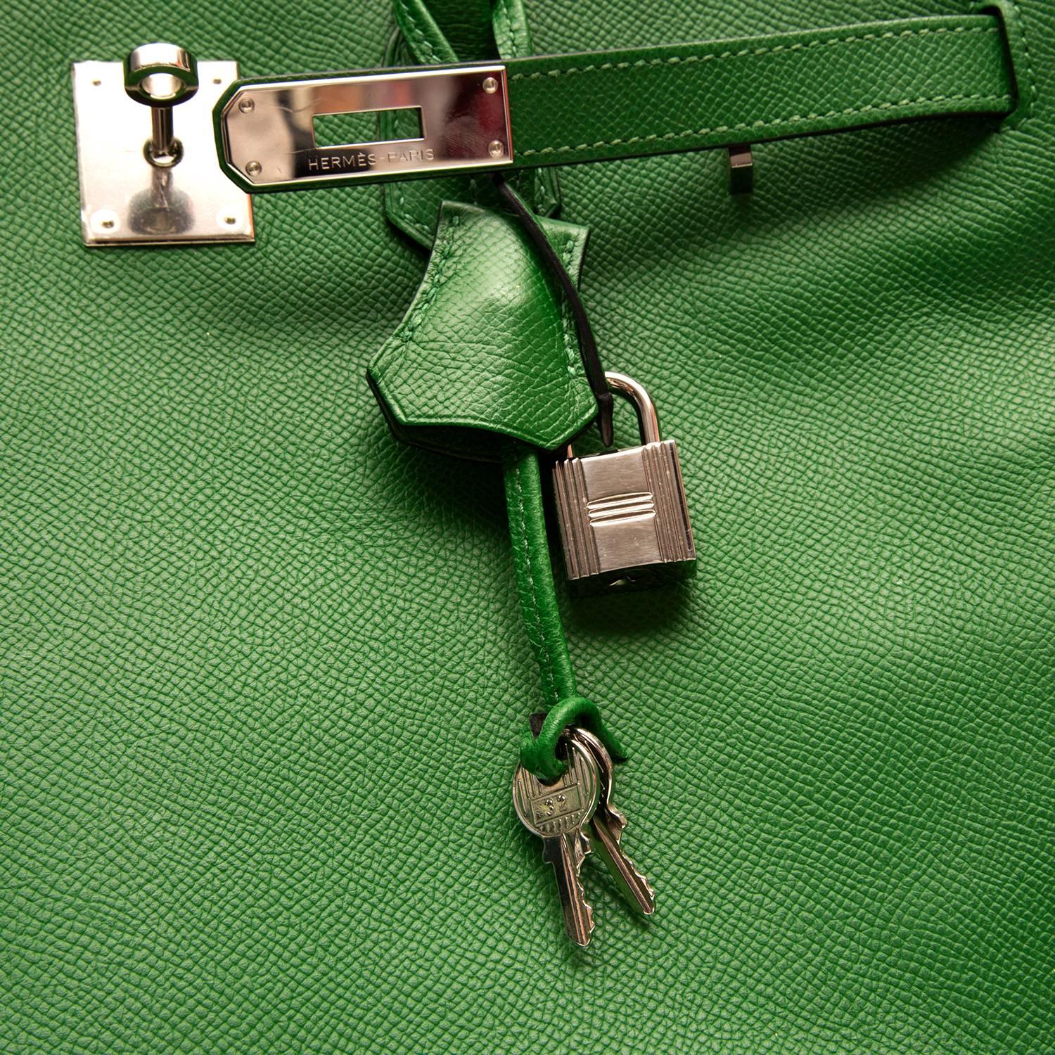 Hermes Birkin Green Bag 2