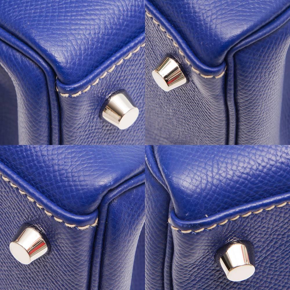Kelly Blue Iris 25 cm Handbag 3