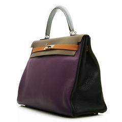 Hermes Limited Edition Harlequin Kelly 35 cm
