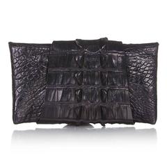 Balmain Crocodile Clutch