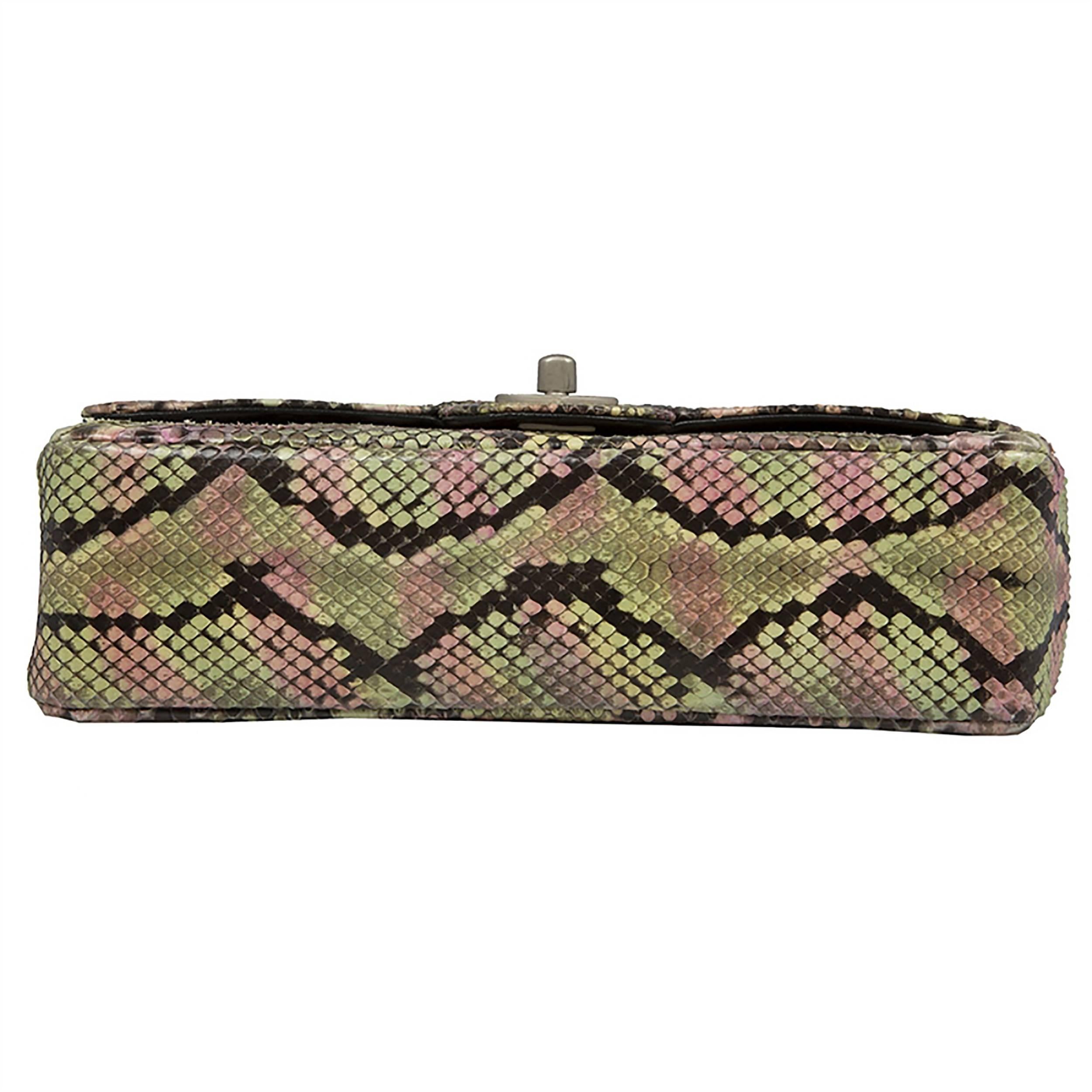 Chanel Python 2.55 Handbag In Excellent Condition In London, GB