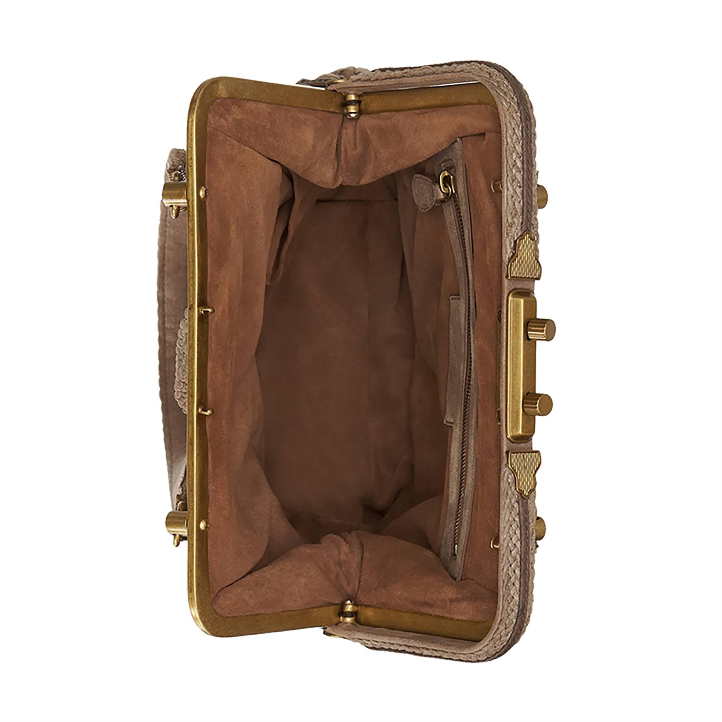Bottega Veneta Brown Intrecciato Leather Clutch Bag 1
