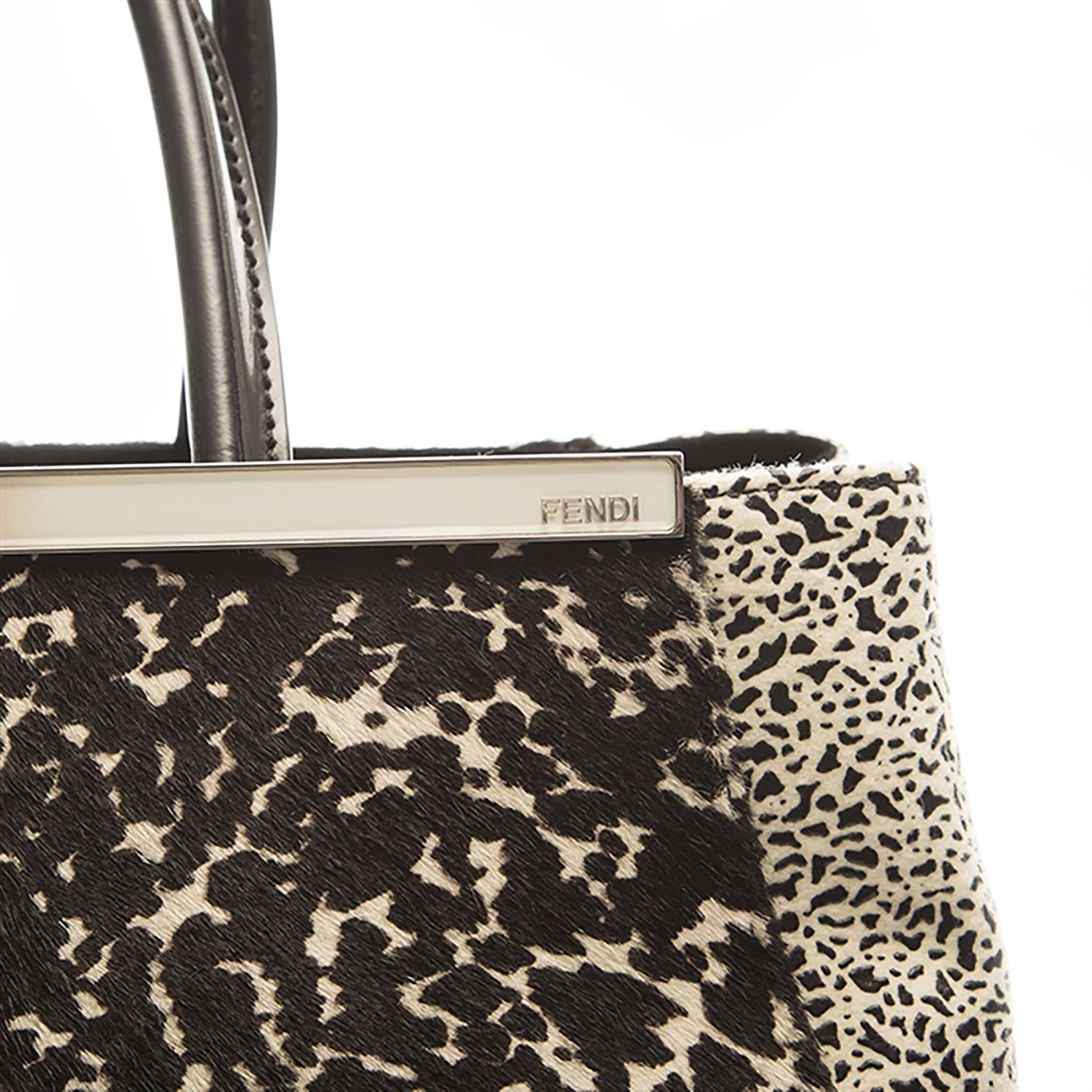 Women's Fendi Speckled Calf Hair 2Jours Bag