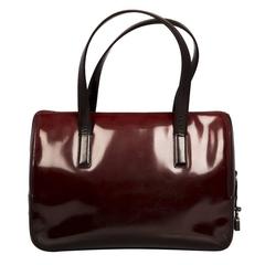 Prada Burgundy Red Leather Bag 3