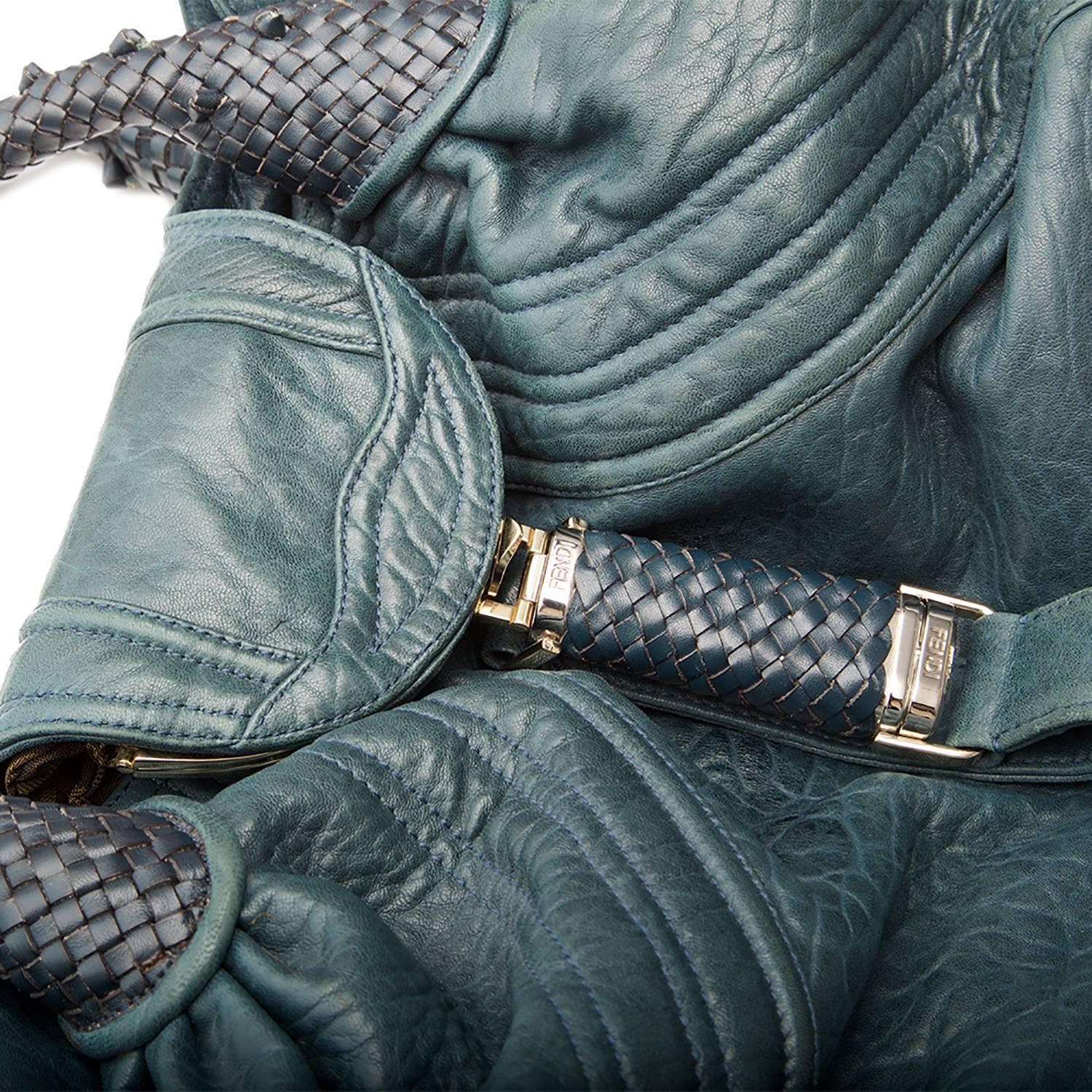 Women's Fendi Leather Spy Bag