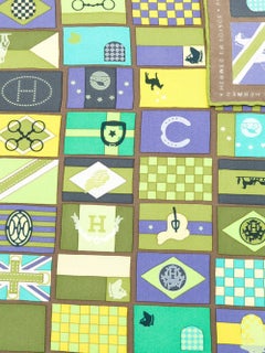 Hermes Voyage en Hermes Silk Scarf