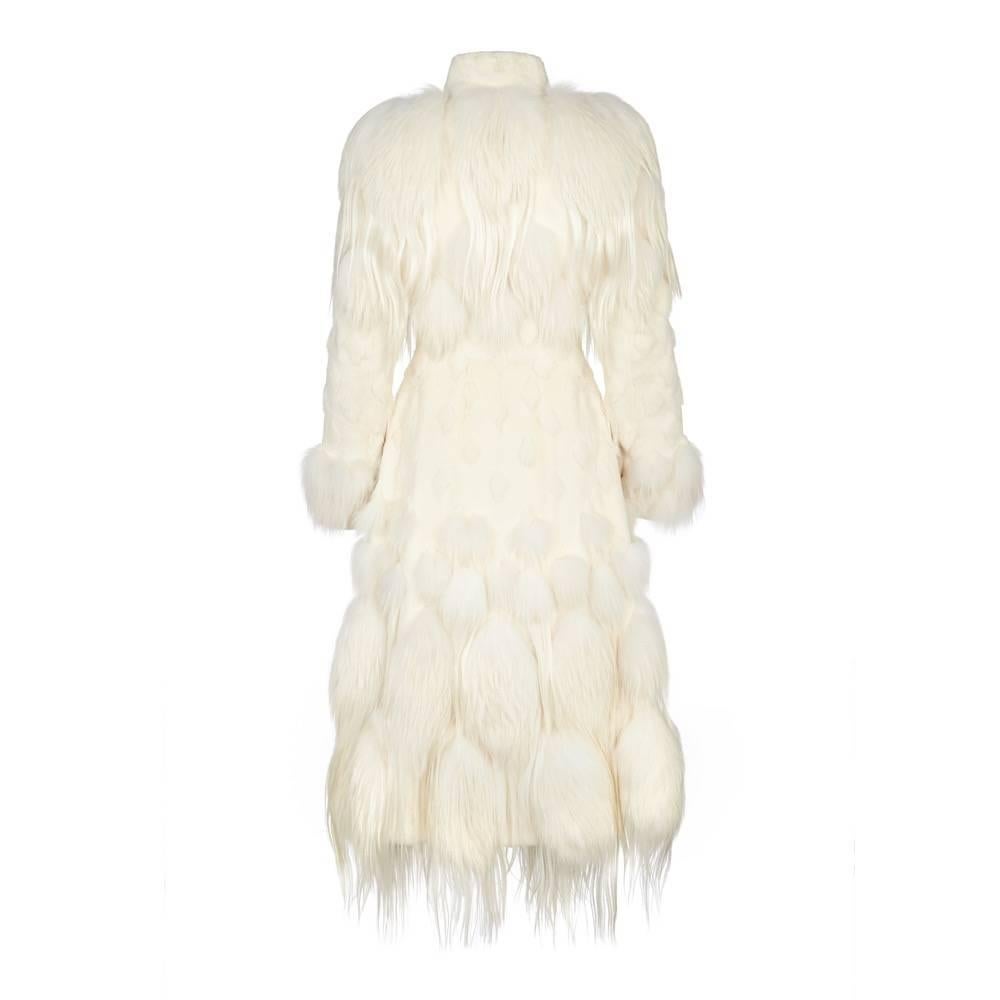 alexander mcqueen white coat