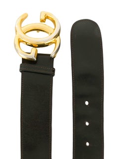 Gucci Interlocking GG Brown Leather Belt