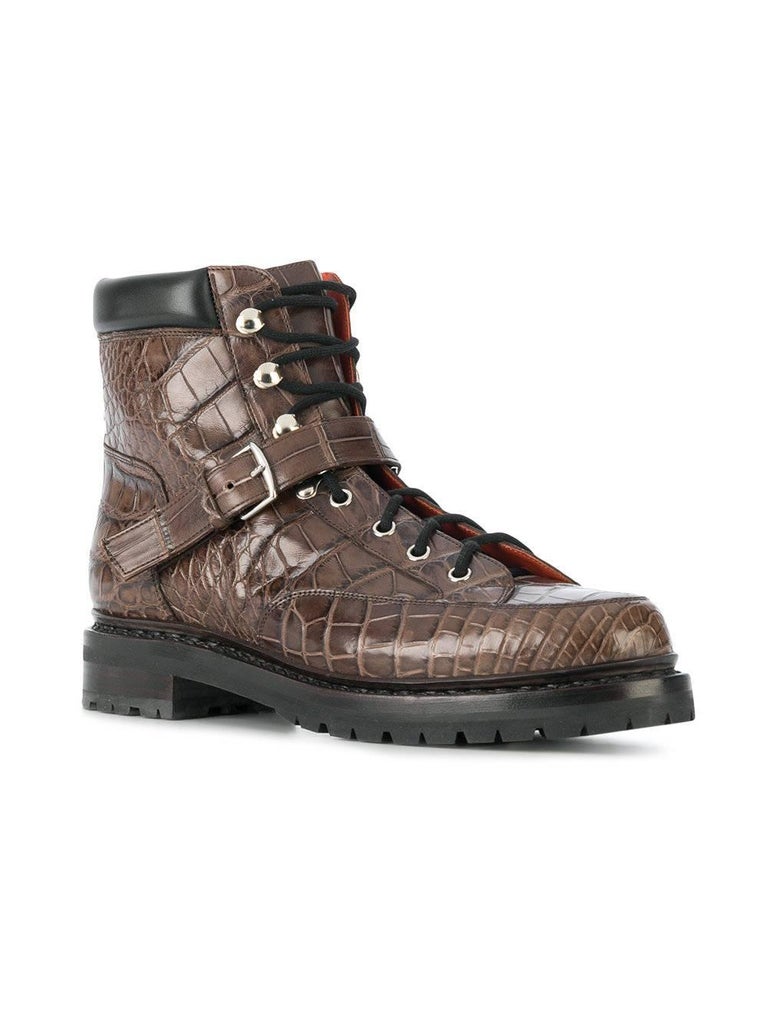 Hermes Brown Crocodile Boots at 1stDibs hermes crocodile boots