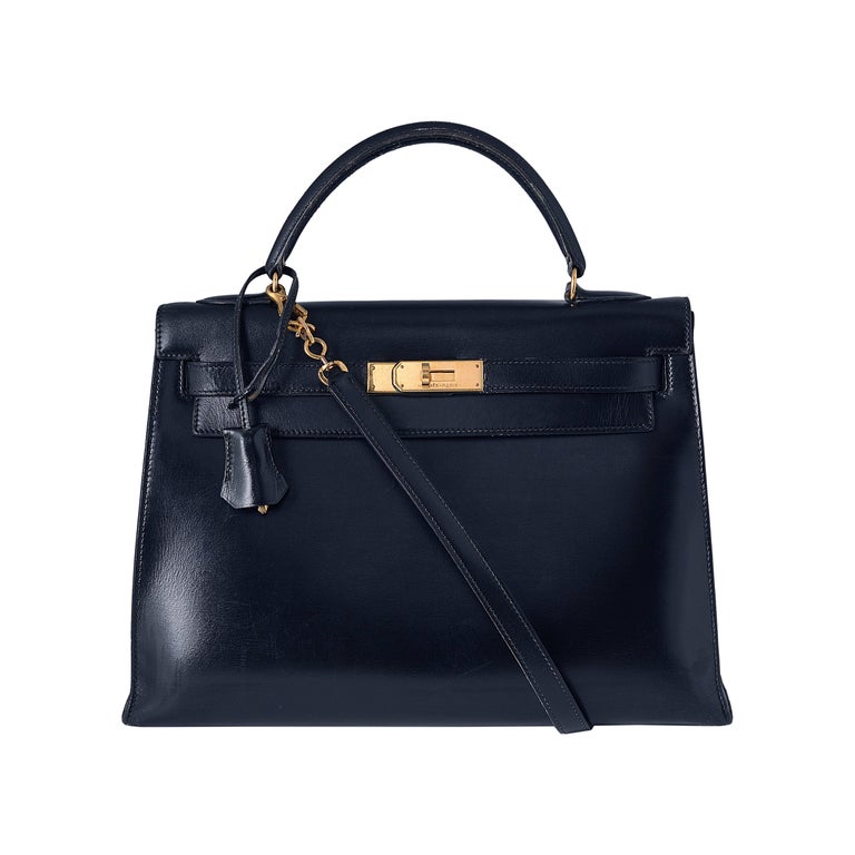 Hermes Black Kelly Bag For Sale at 1stdibs