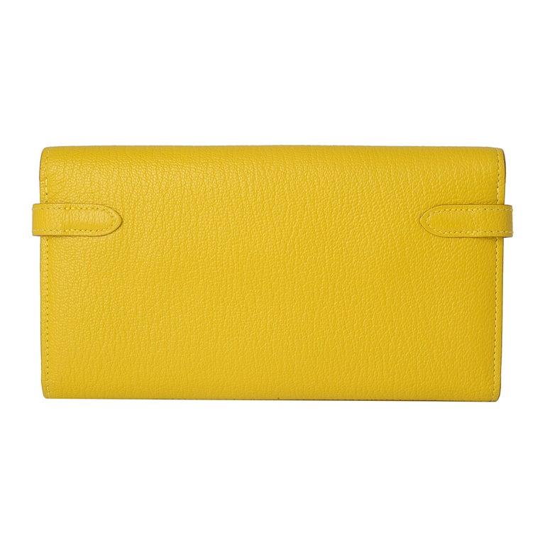 Hermes Kelly Cumin Yellow Wallet at 1stDibs hermes yellow wallet