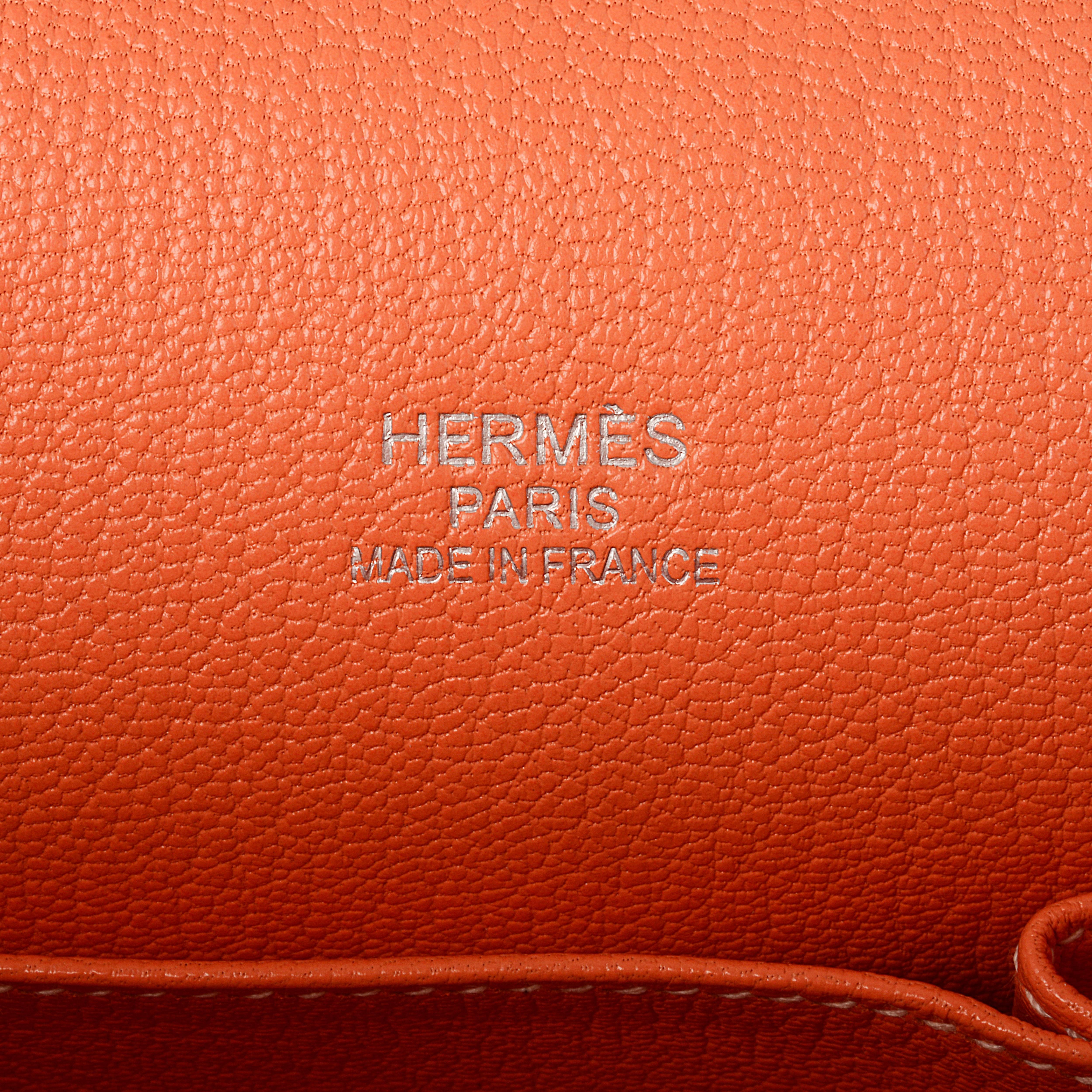 Hermes Crevette Clemence Leather 34cm Jypsiere Bag 2