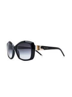 Bulgari Black Plastic Frame Sunglasses