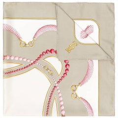 Cartier Silk Jewellery Print Scarf