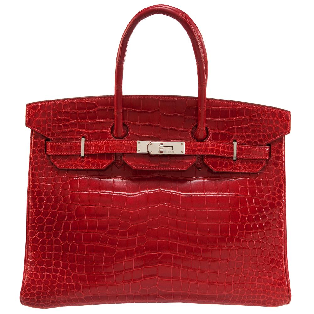 Hermes Braise Crocodile 35cm Birkin Bag at 1stDibs | braise hermes