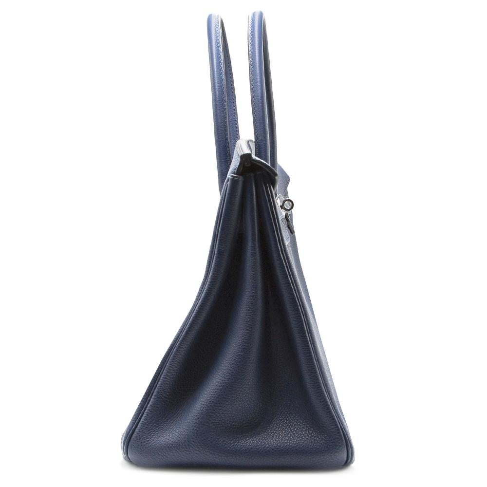 Women's Hermes Blue Nuit 35cm Birkin Bag