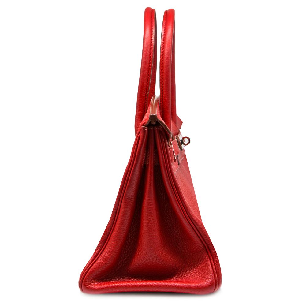 Hermes Vermilion 30cm Birkin Bag In Excellent Condition In London, GB