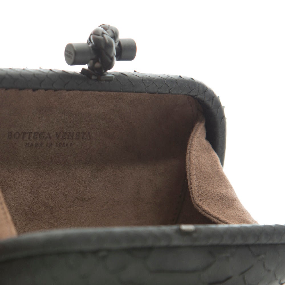 bottega veneta black clutch