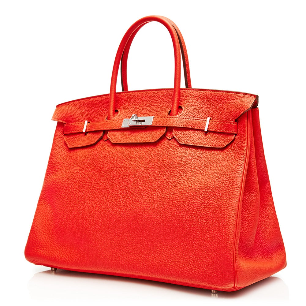 Hermès Geranium Togo Leather Birkin