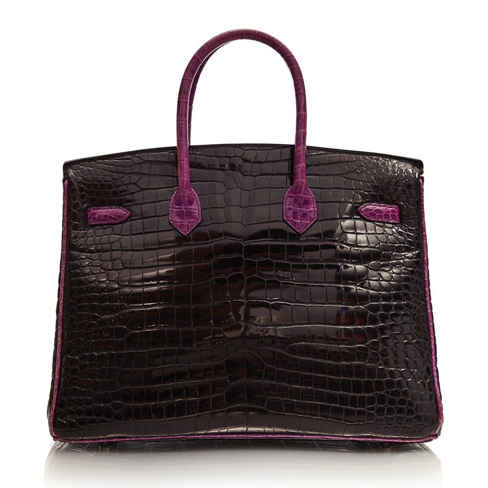 herm 232 s black limited edition crocodile birkin 35cm for sale at 1stdibs herm 232 s black limited edition crocodile birkin 35cm for sale at 1stdibs