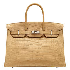 Hermès Parchemin Krokodil Birkin 35cm