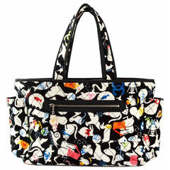 Chanel Animals Print Terrycloth Tote