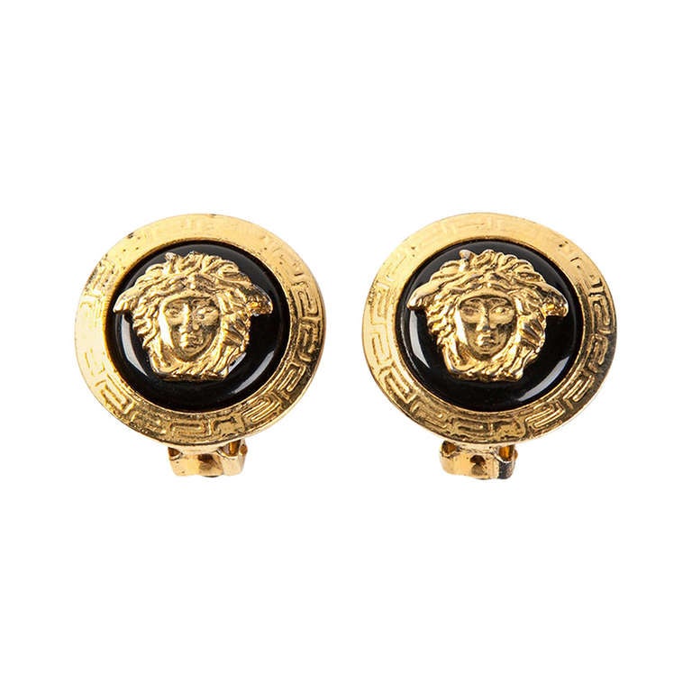 Gianni Versace Vintage Medusa Earrings