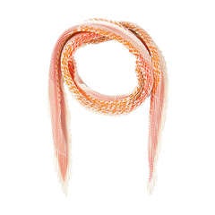 Hermès Vintage Pleated Scarf