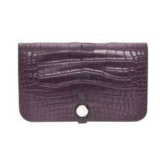 Hermès Crocodile Dogon Geldbörse