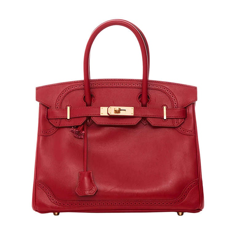 Hermès 30cm Birkin Ghillies