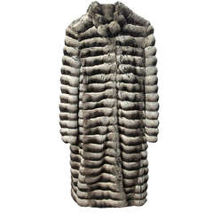 Vintage Chinchilla Fur Coat