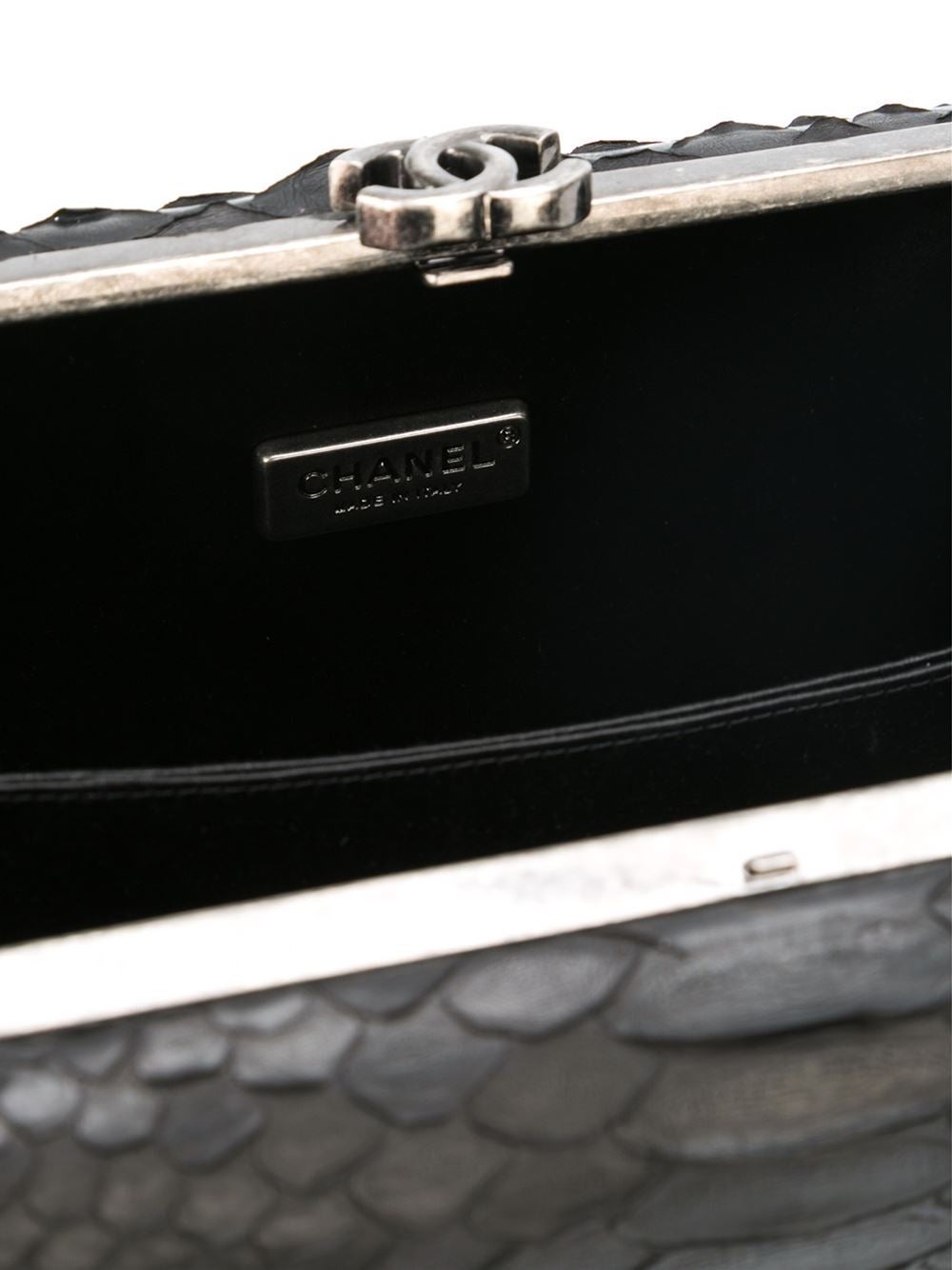 Women's Chanel Python Box Shoulder Bag
