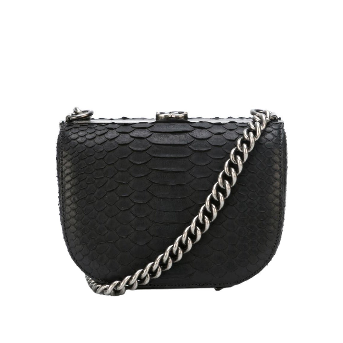 Chanel Python Box Shoulder Bag