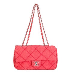 Chanel Python Flap Shoulder Bag