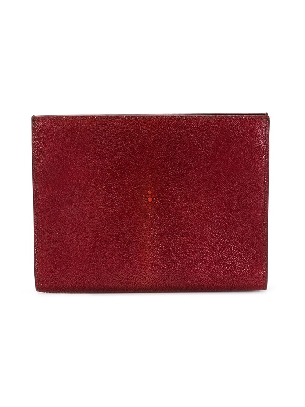 Alaïa Flat Stingray Clutch In Excellent Condition In London, GB