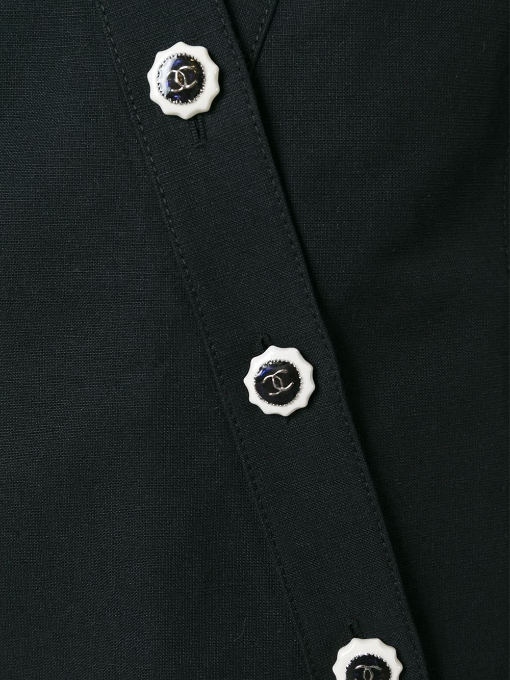 Chanel Black Asymetric Jacket