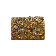 Marchesa Jewel Embellished Box Shoulder Bag