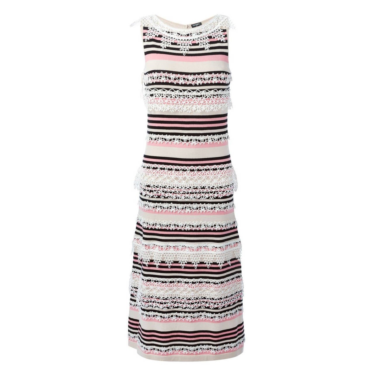 Chanel Striped Knit Dress