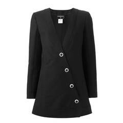 Chanel Black Asymetric Jacket