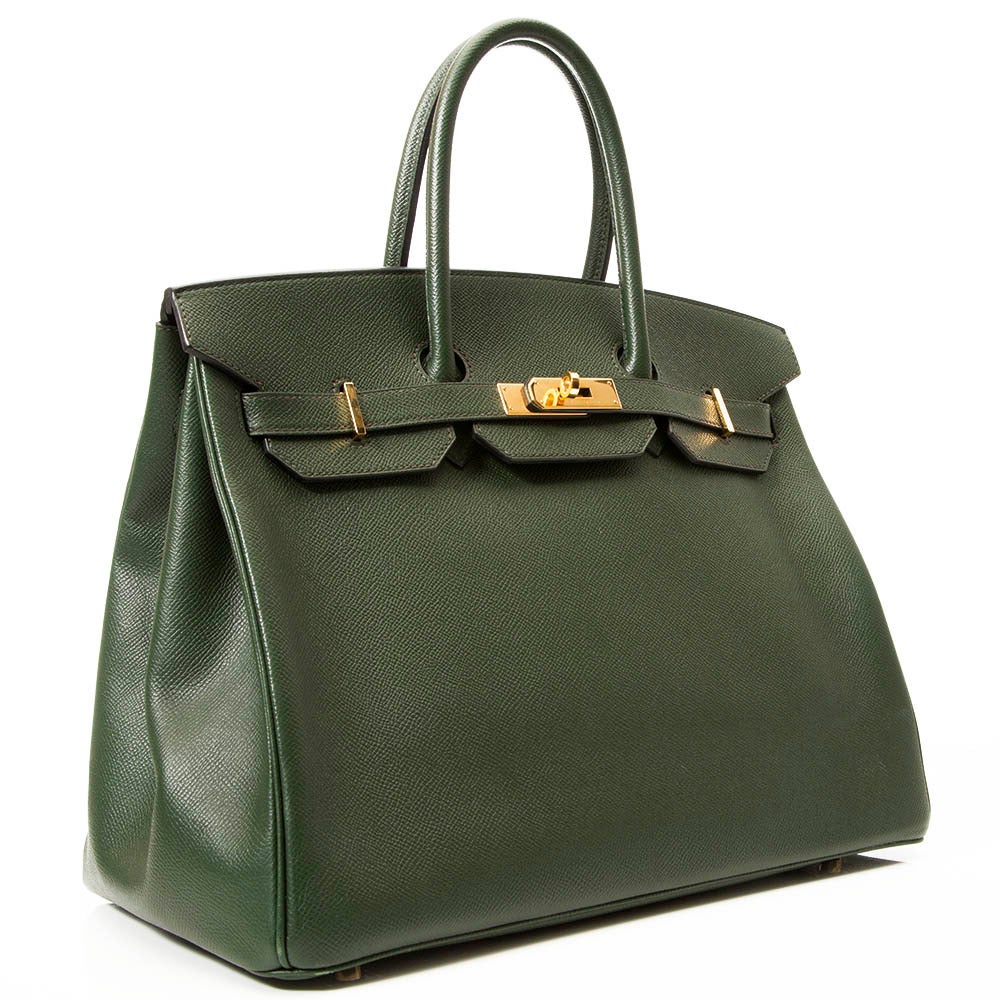 Hermès Epsom Leather Vert Anglais Birkin 35cm