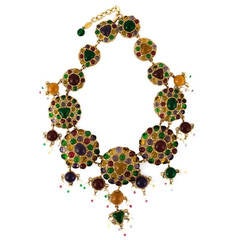 1987 RARE Chanel Gripoix Necklace 5
