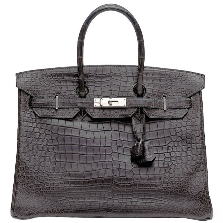 Hermès 35cm Crocodile Birkin Bag at 1stdibs