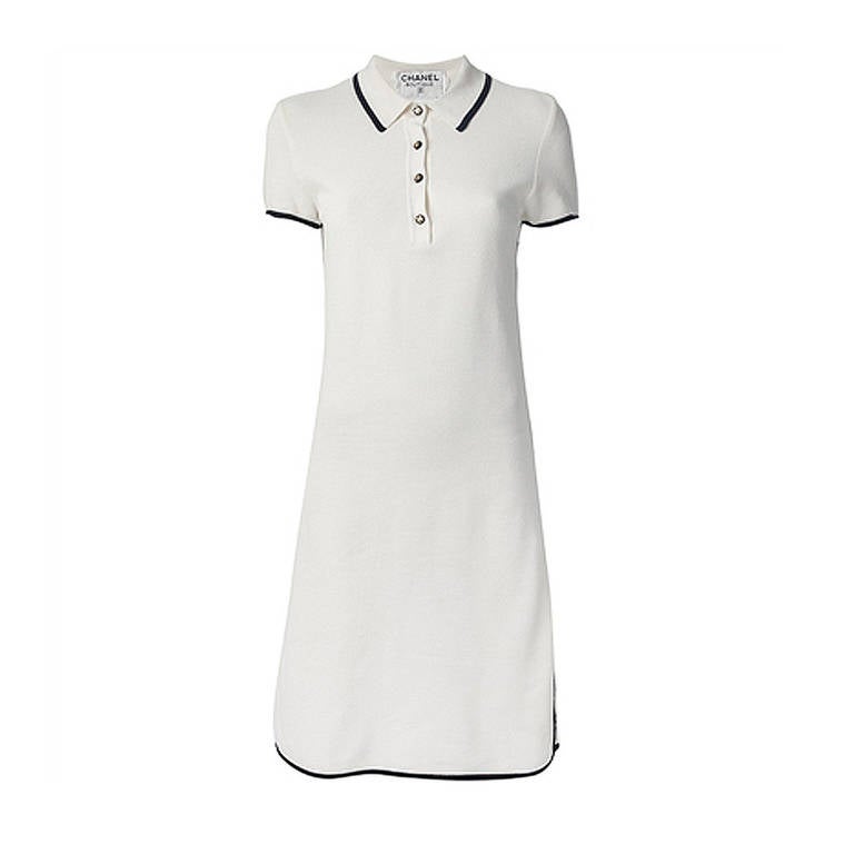 Chanel Vintage Polo Dress at 1stDibs | chanel polo dress, polo chanel ...