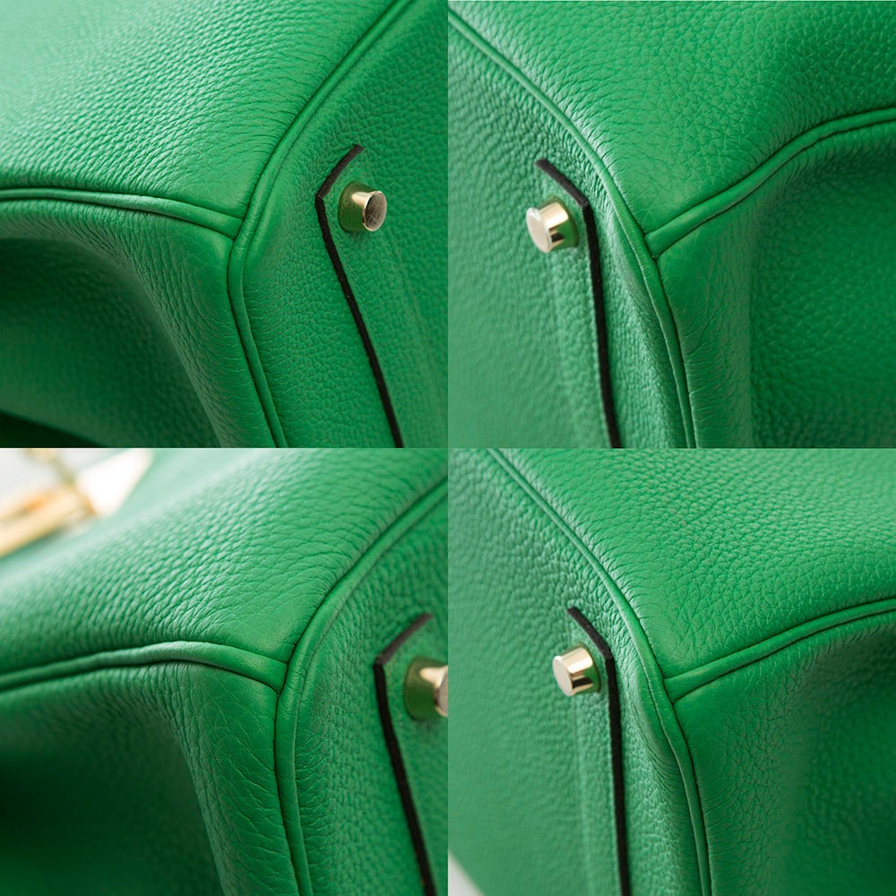 Hermès Bamboo Green Togo Leather Birkin 35cm 3