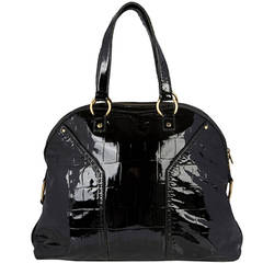 Yves Saint Laurent Patent Muse Bag 3
