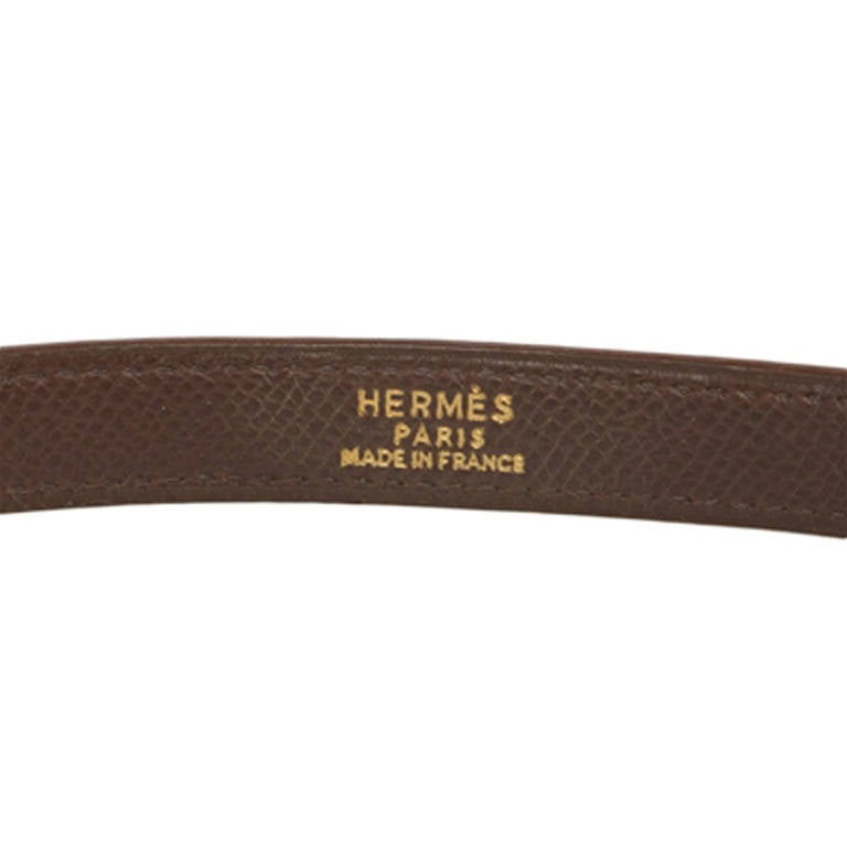 Hermès Brown Epsom Bolide Bag at 1stDibs