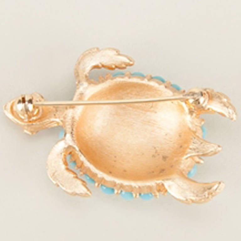 trifari turtle brooch