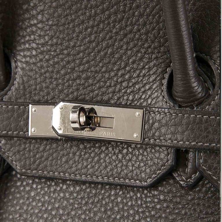 Hermès 35cm Birkin Graphite Bag. 1