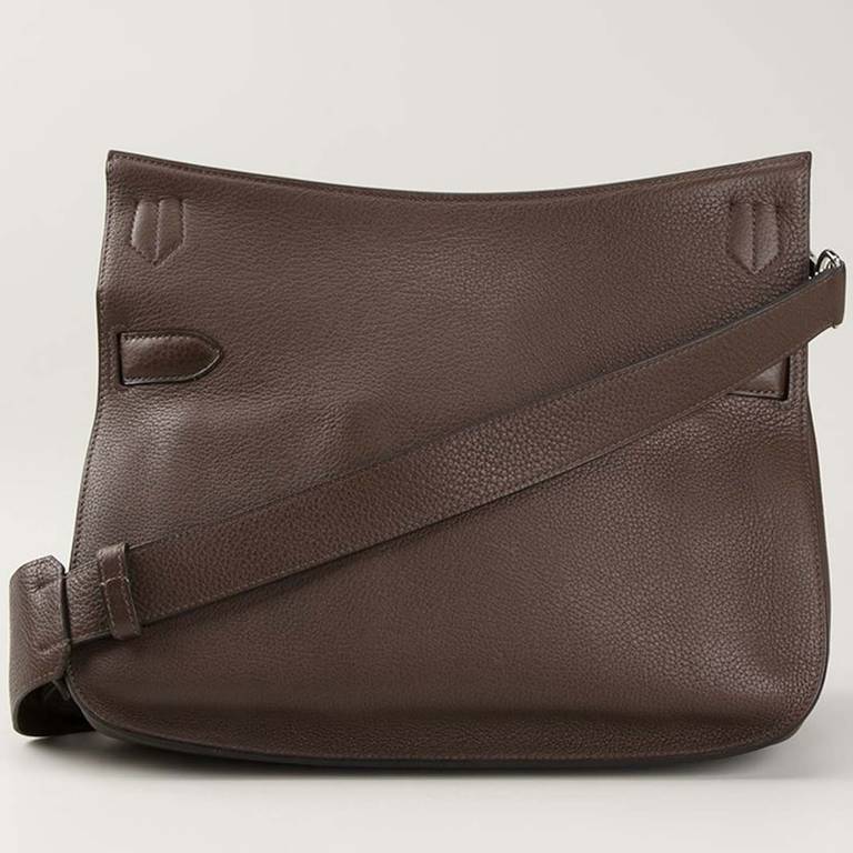 Women's Hermès 35cm Jypsiere Brown Bag