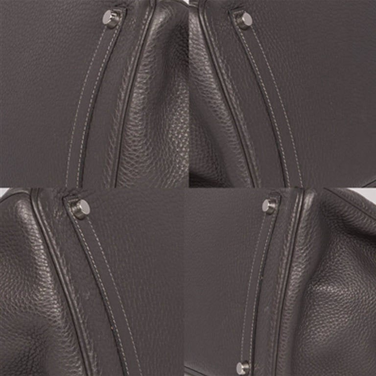 Hermès 35cm Birkin Graphite Bag. 5